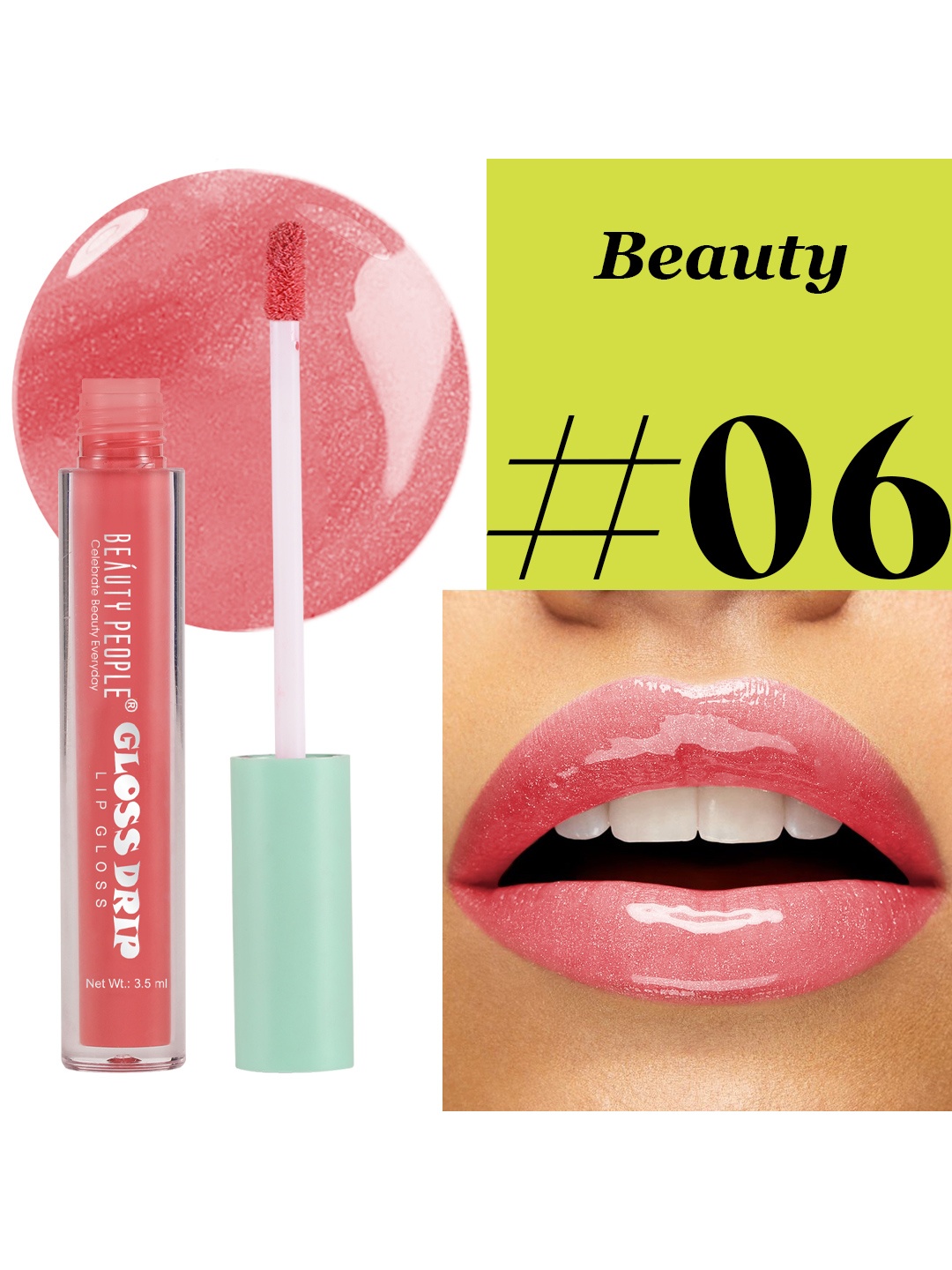 

Beauty People Gloss Drip Serum Inflused Lip Gloss - 3.5ml - Beauty 06, Red