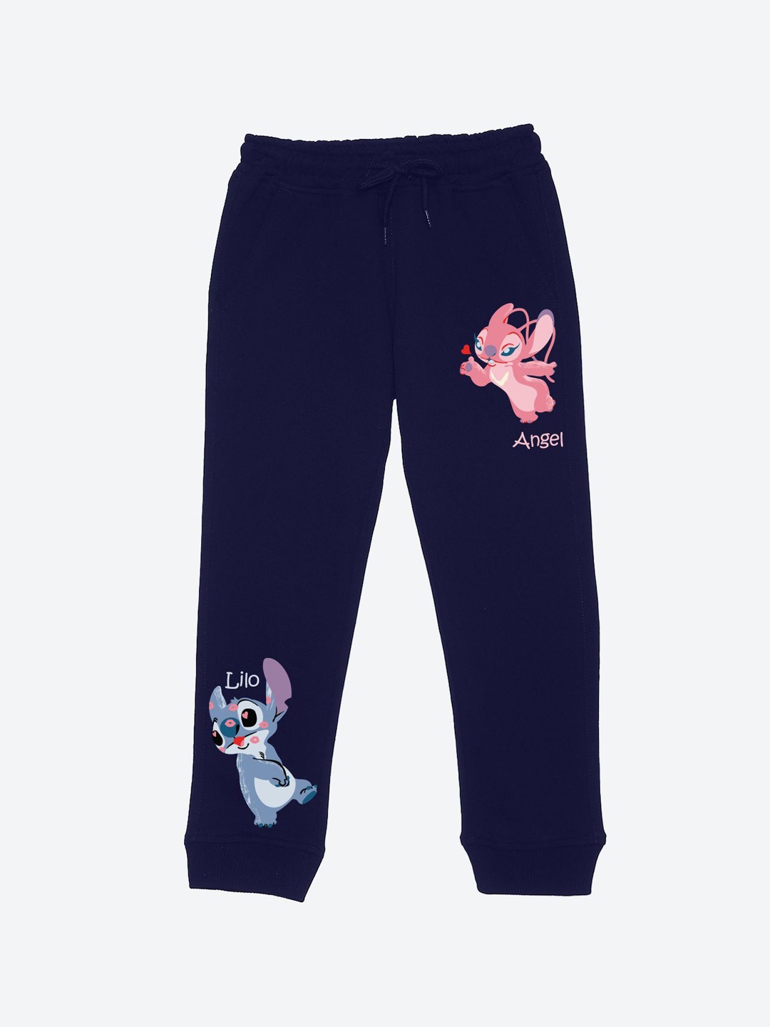 

YK Disney Boys Printed Mid Rise Cotton Jogger, Blue