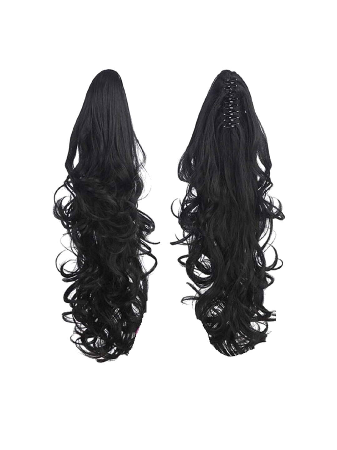 

CRIBE Clip In Wavy Hair Extension - Black - 18 Inch
