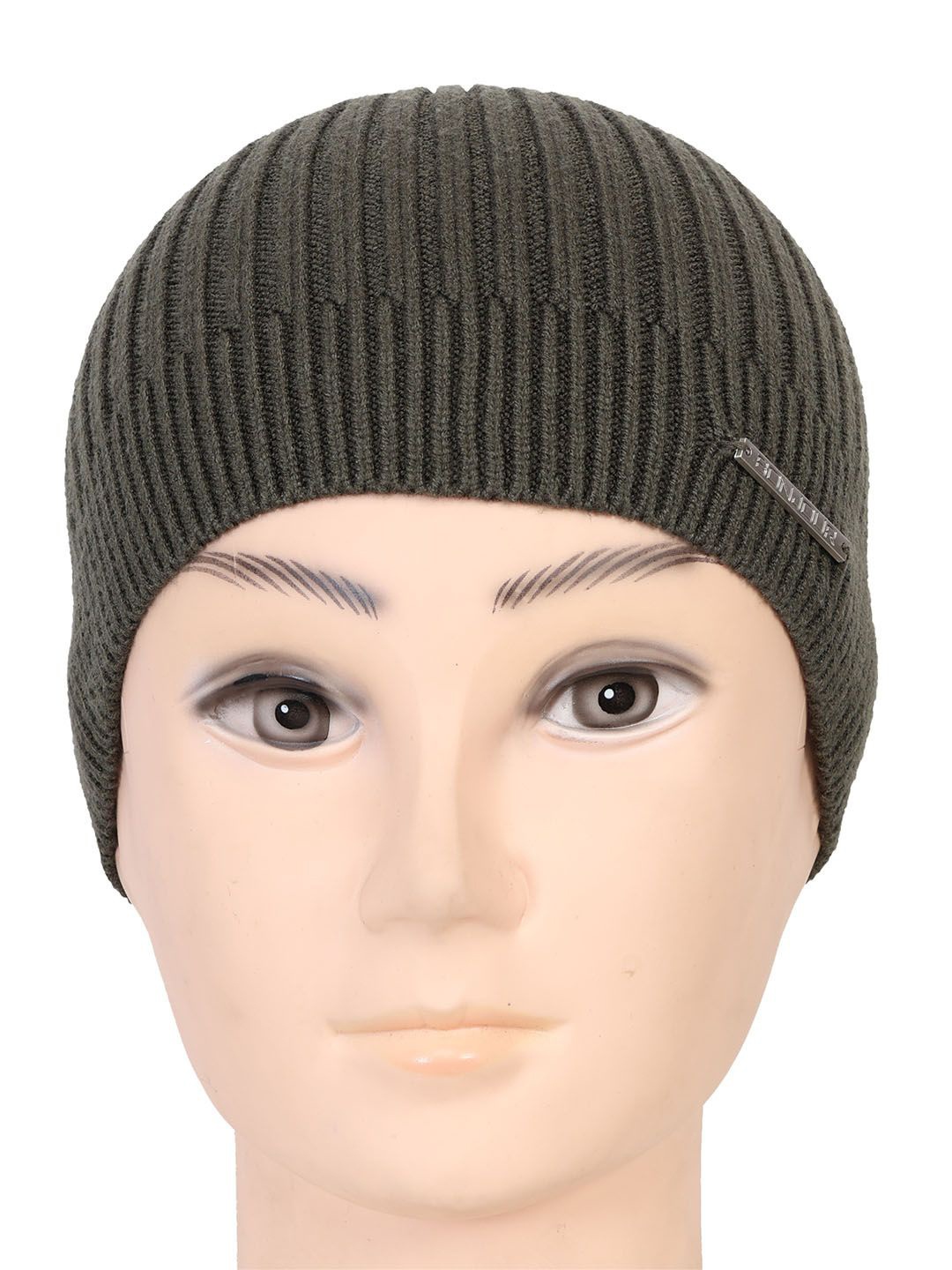 

Bonjour Unisex Winter Beanie Cap, Olive