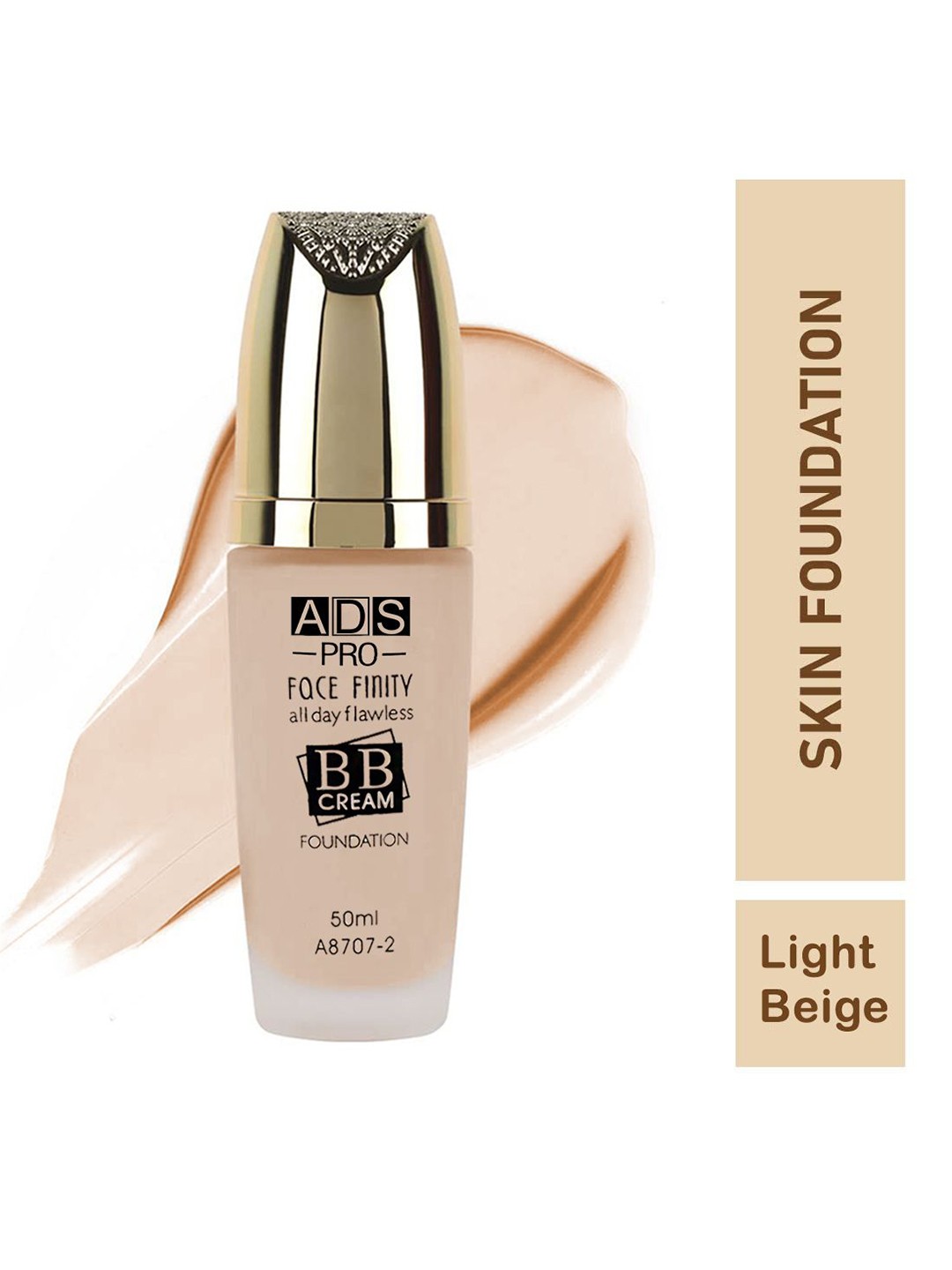 

A.D.S Face Finity BB Foundation Cream With SPF15-50ml-Shade-03, Beige