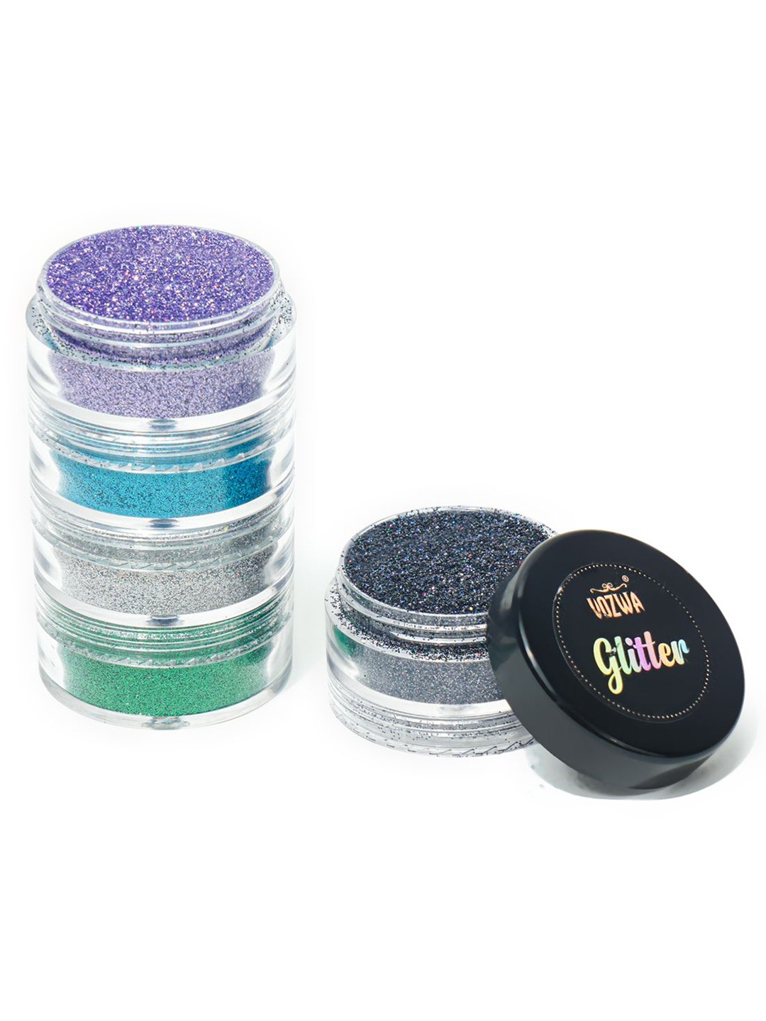 

VOZWA 5 in 1 Tower Sparkle Loose Glitter Eyeshadow - 20g - V1015-8, Multi