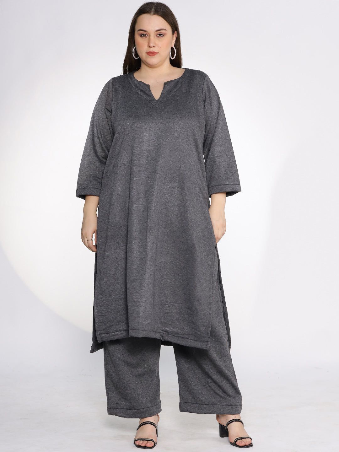 

LetsDressUp Women Kurta, Grey