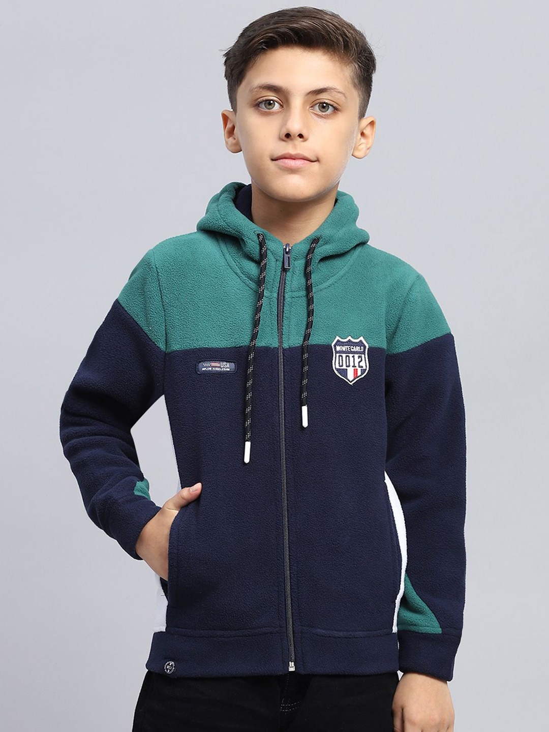 

Monte Carlo Boys Hooded Sweatshirt, Navy blue