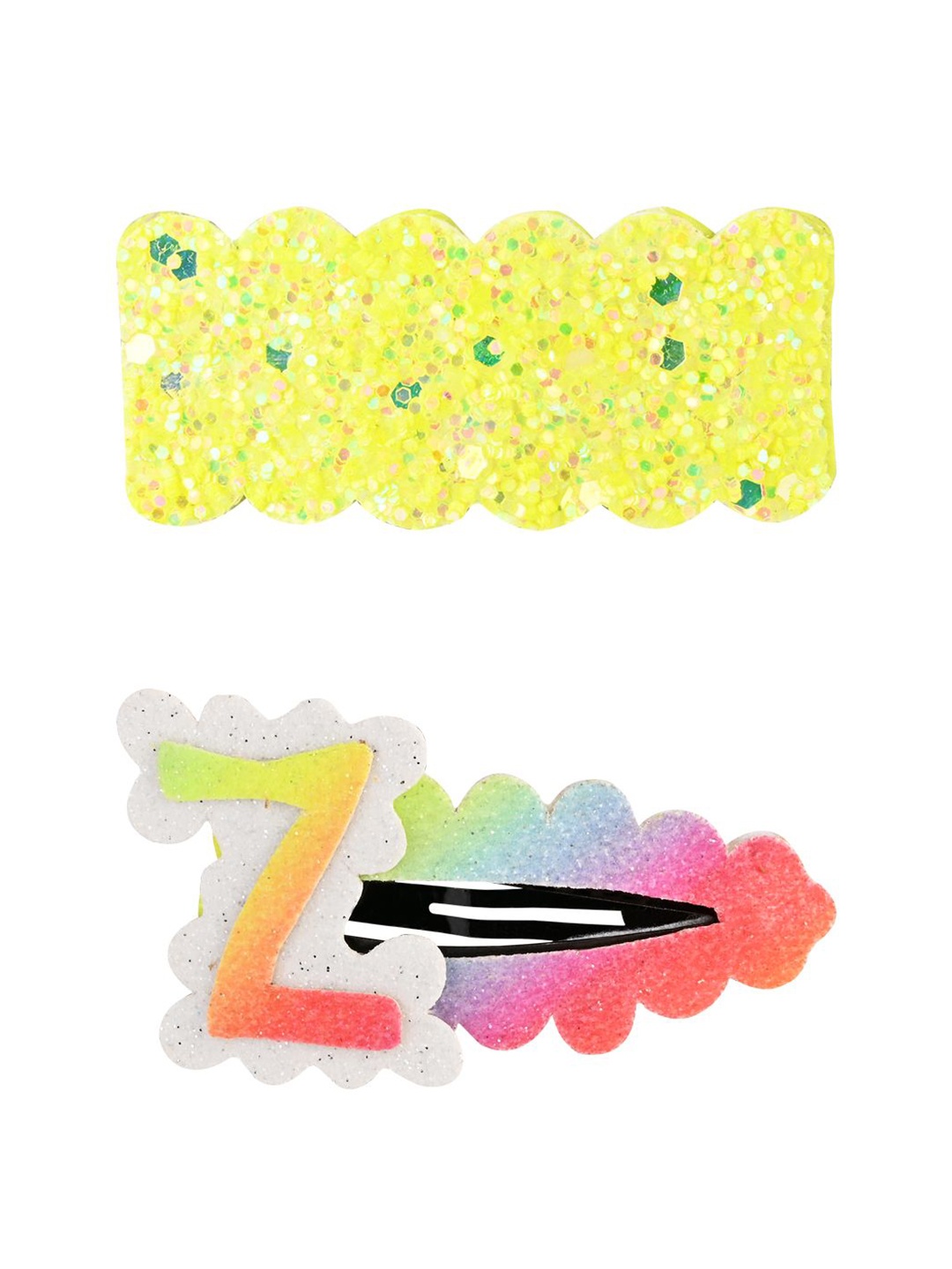 

Aye Candy Girls Set of 2 Alligator Hair Clip, Yellow