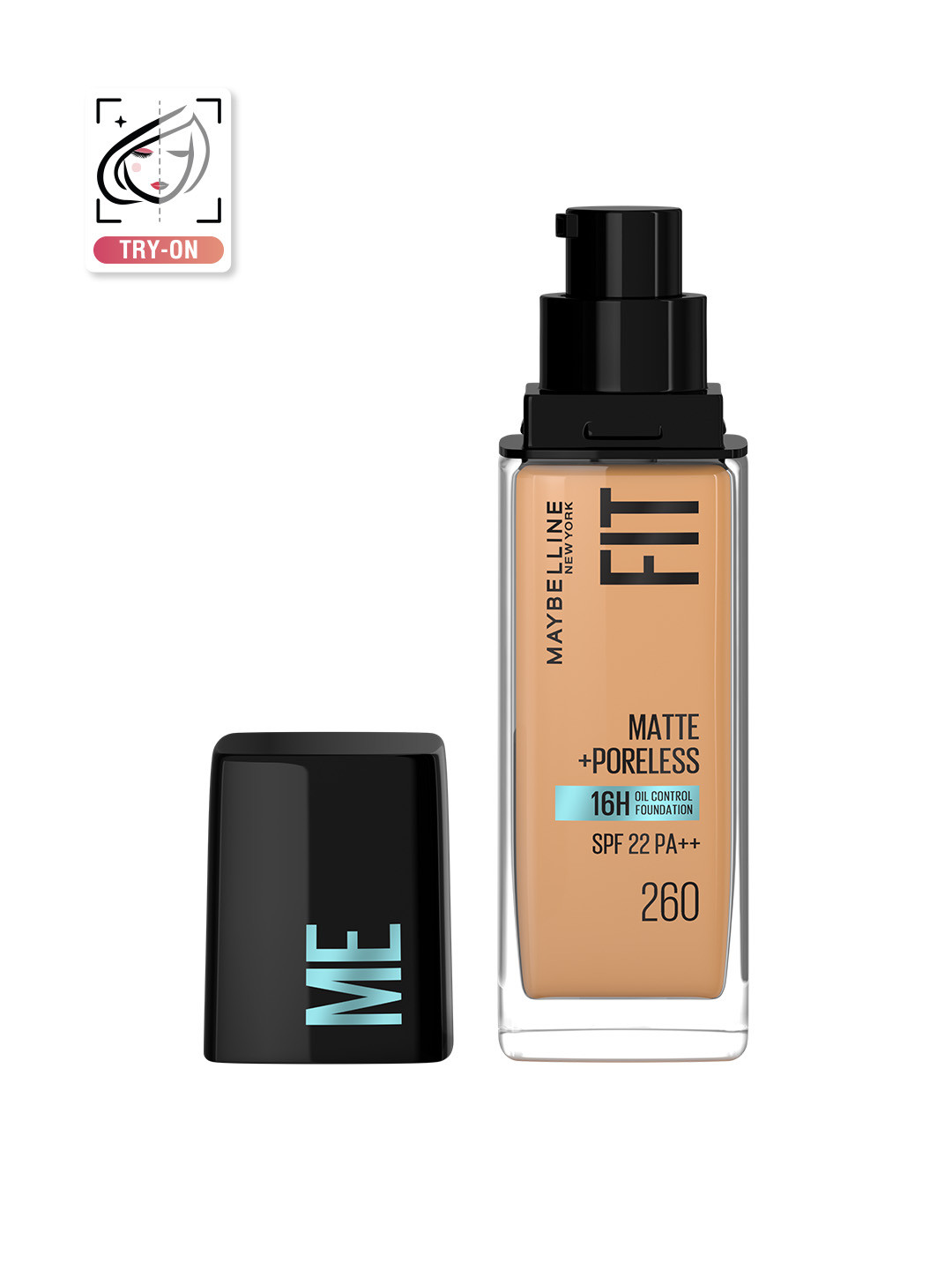 

Maybelline Fit Me Matte+Poreless 16H Oil Control Foundation 30 ml - Shade 260, Beige