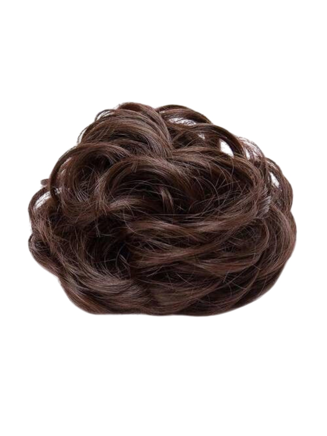 

CRIBE Clip-In Wavy Bun Hair Extension - Natural Brown - 6 Inch