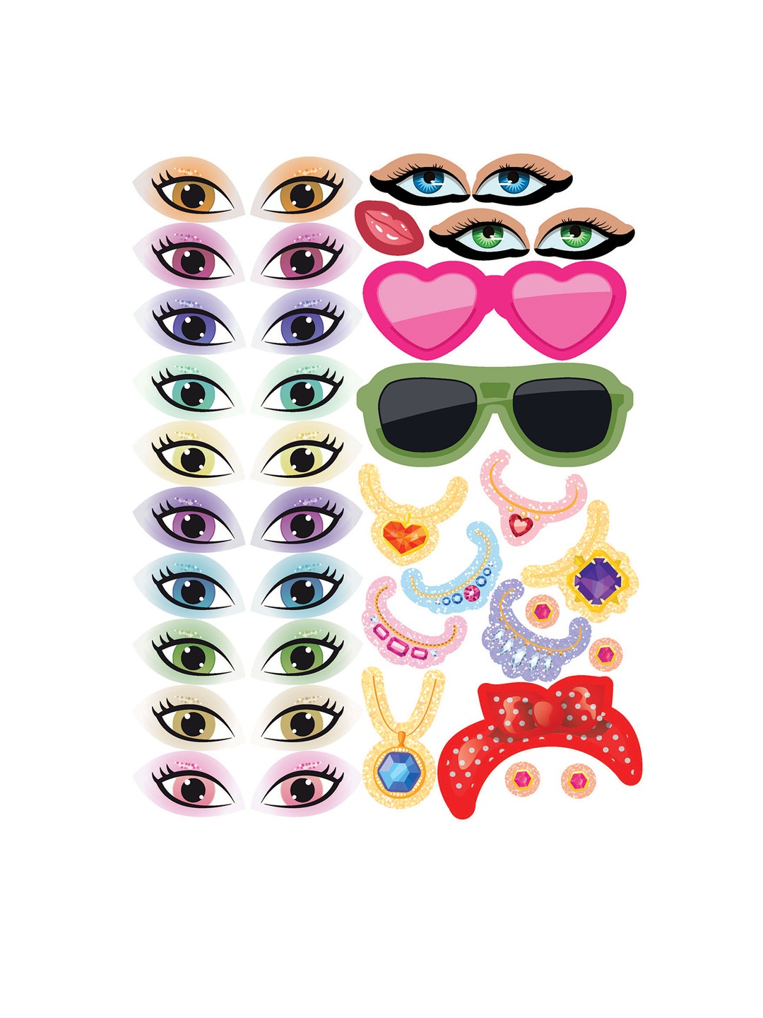 

Dreamland Lil Girl Create a Face Activity Book, Pink