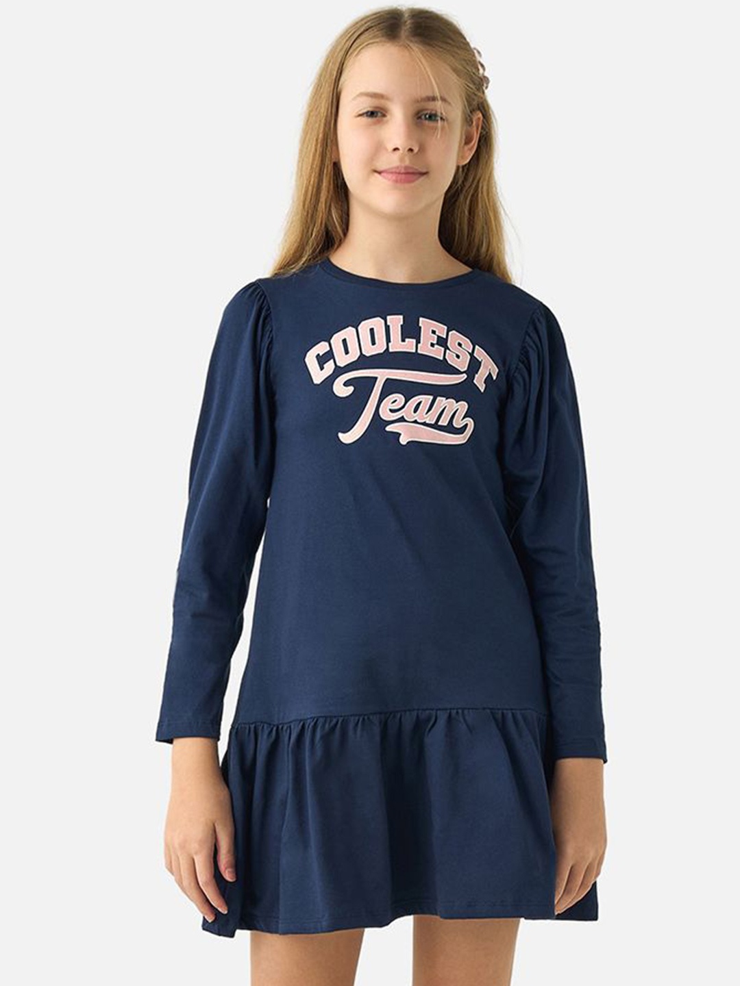 

Juniors by Babyshop Print Girls T-shirt Dress, Blue