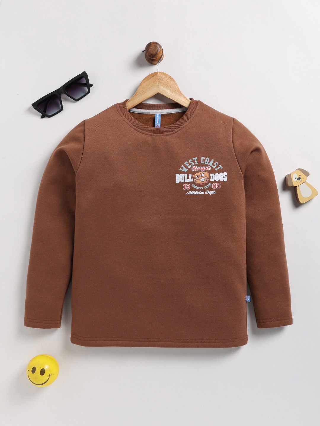 

Here&Now X Game Begins Boys Sweatshirt, Bronze