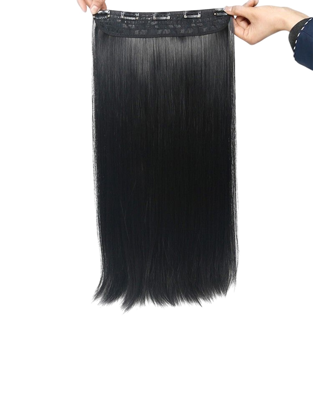 

CRIBE Clip-in Locks Straight Hair Extension - Black - 24 Inch