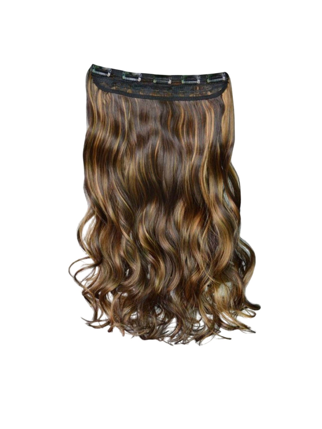 

CRIBE Clip-In Wavy Locks Hair Extension - Brown- 24 Inch