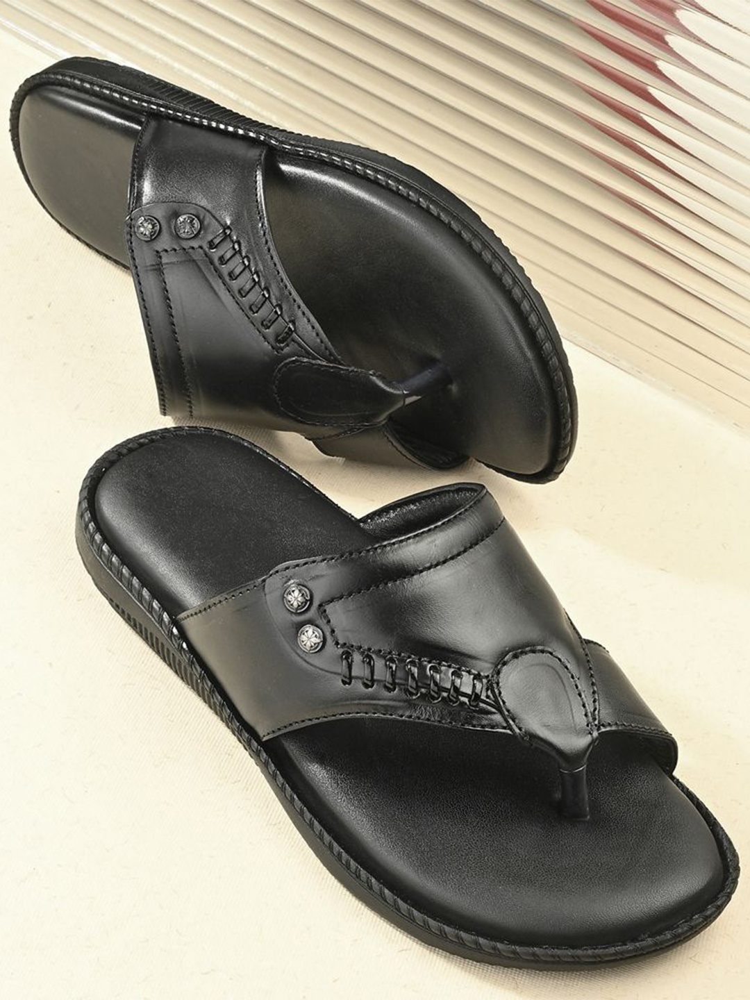 

Auserio Men Comfort Sandals, Black
