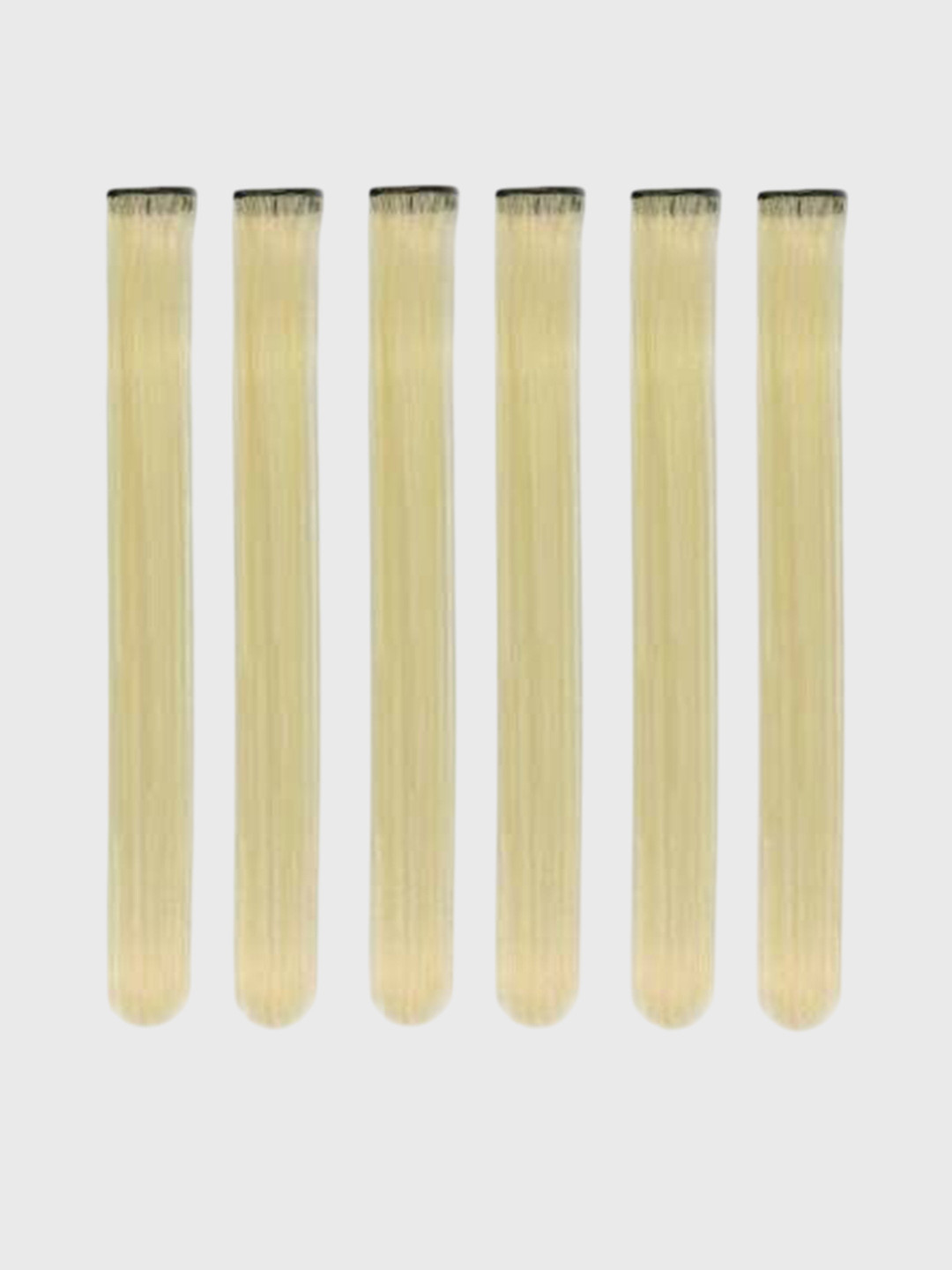 

CRIBE Set Of 4 Clip-In Straight Coloured Strand Hair Extension - Golden- 22 Inch, Gold