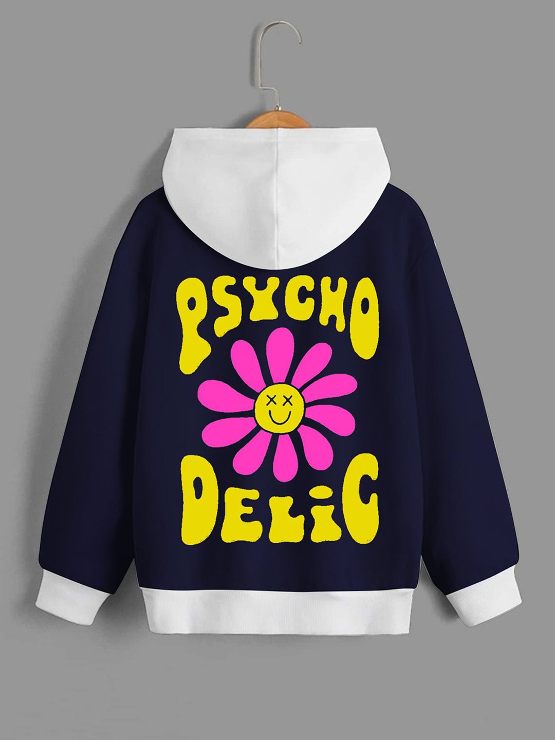 

Dagcros Boys Printed Hooded Sweatshirt, Blue