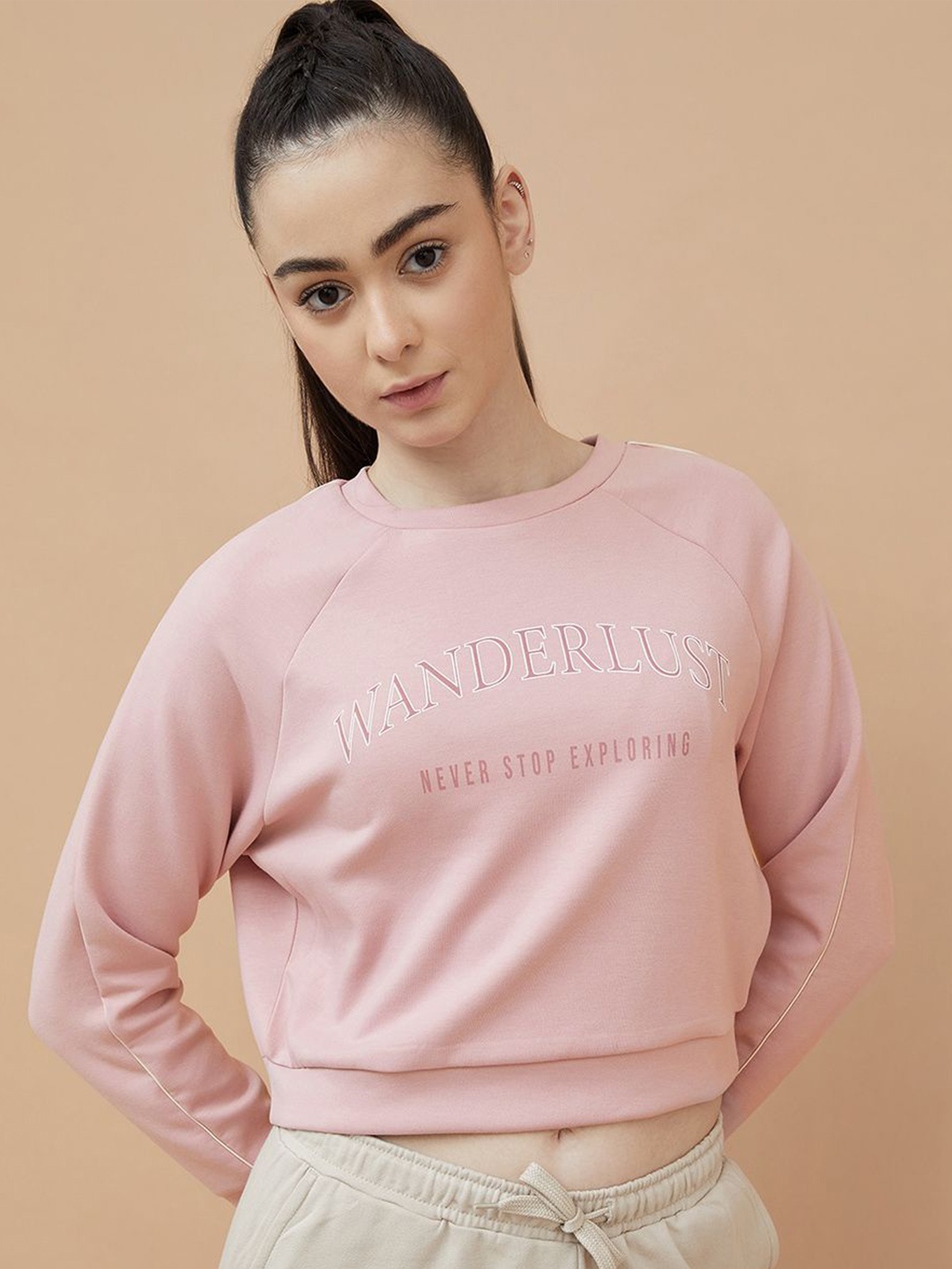 

Kappa Women Round Neck Sweatshirt, Pink