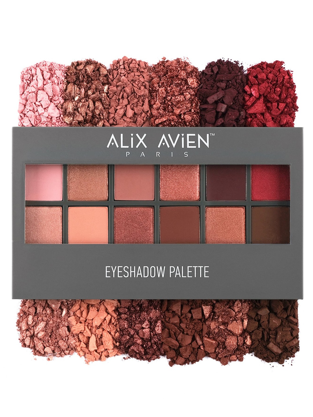

ALIX AVIEN PARIS 12 Full Pigments Eyeshadow Palette 30 g - 777 Obsessive Addiction, Peach