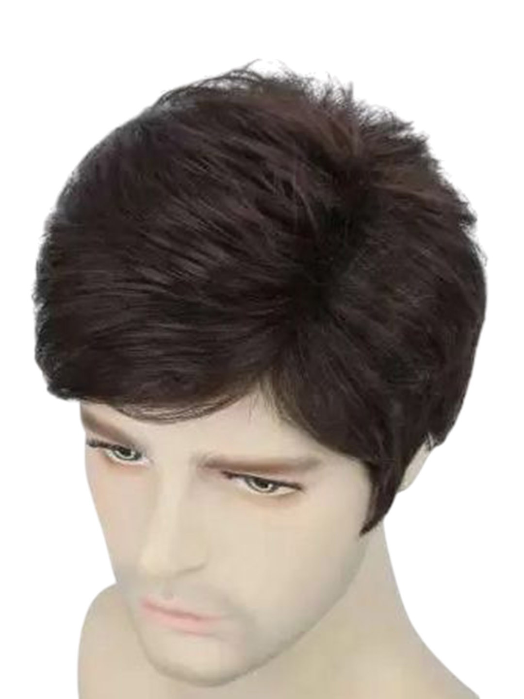 

CRIBE Halo Straight Toupee Hair Extension - Black - 6 Inch