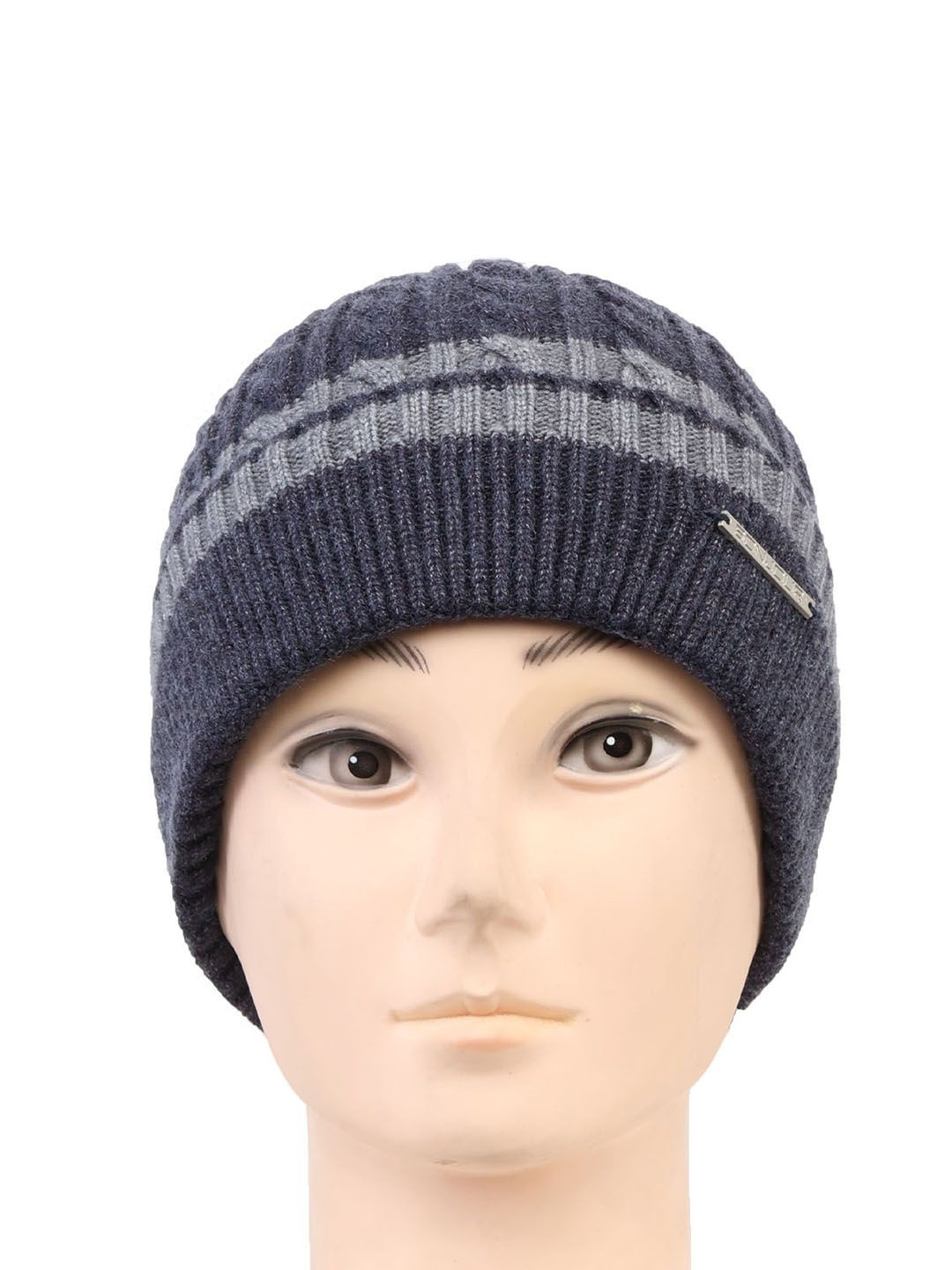 

Bonjour Unisex Winter Beanie Cap, Blue