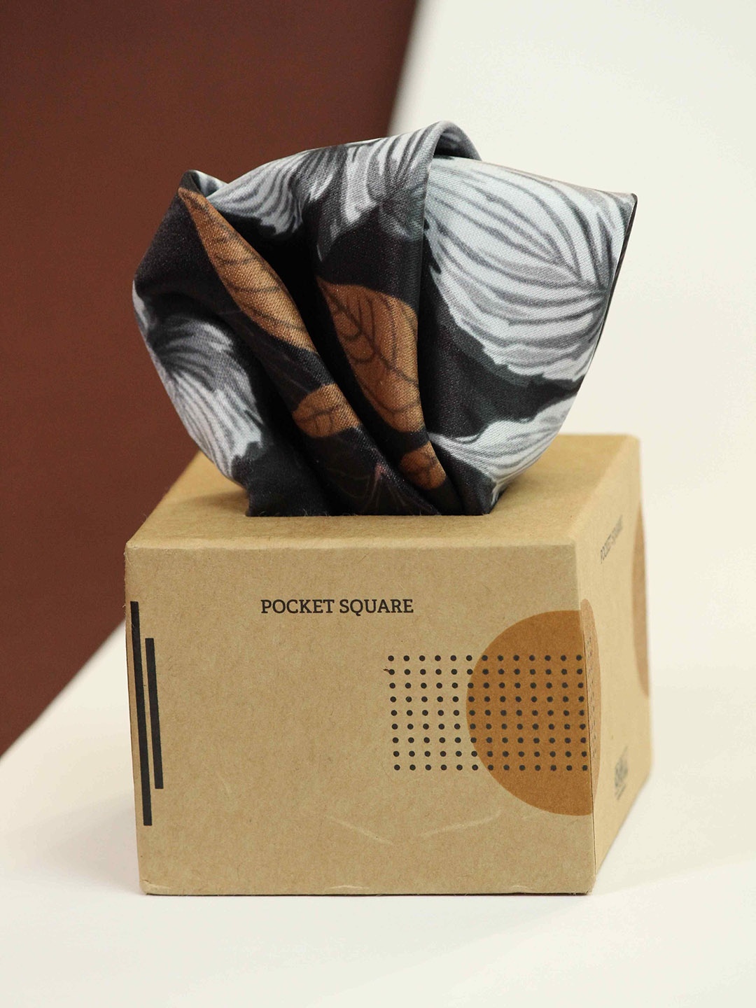 

Tossido Printed Pocket Squares, Black