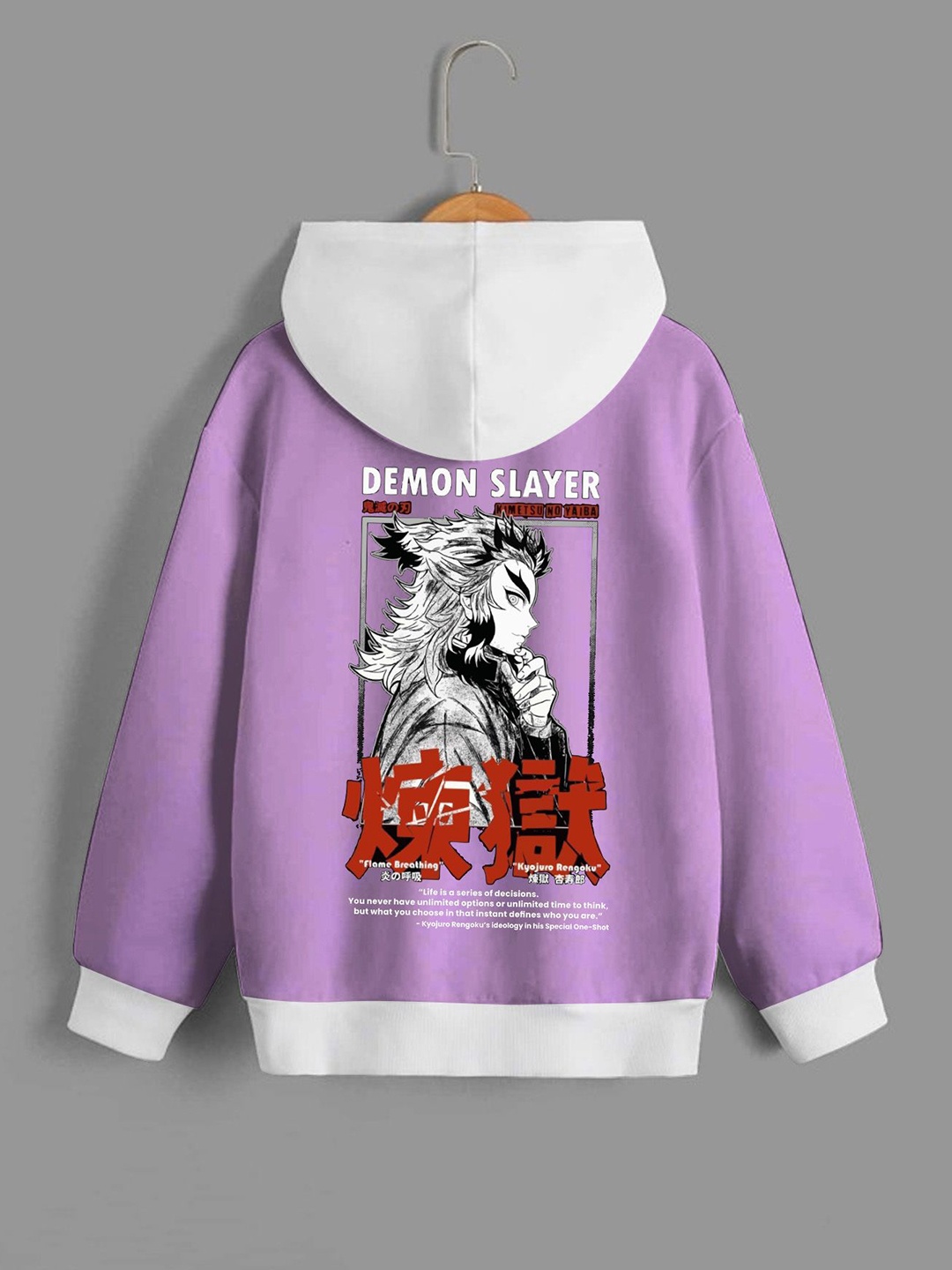 

Dagcros Boys Printed Hooded Sweatshirt, Purple