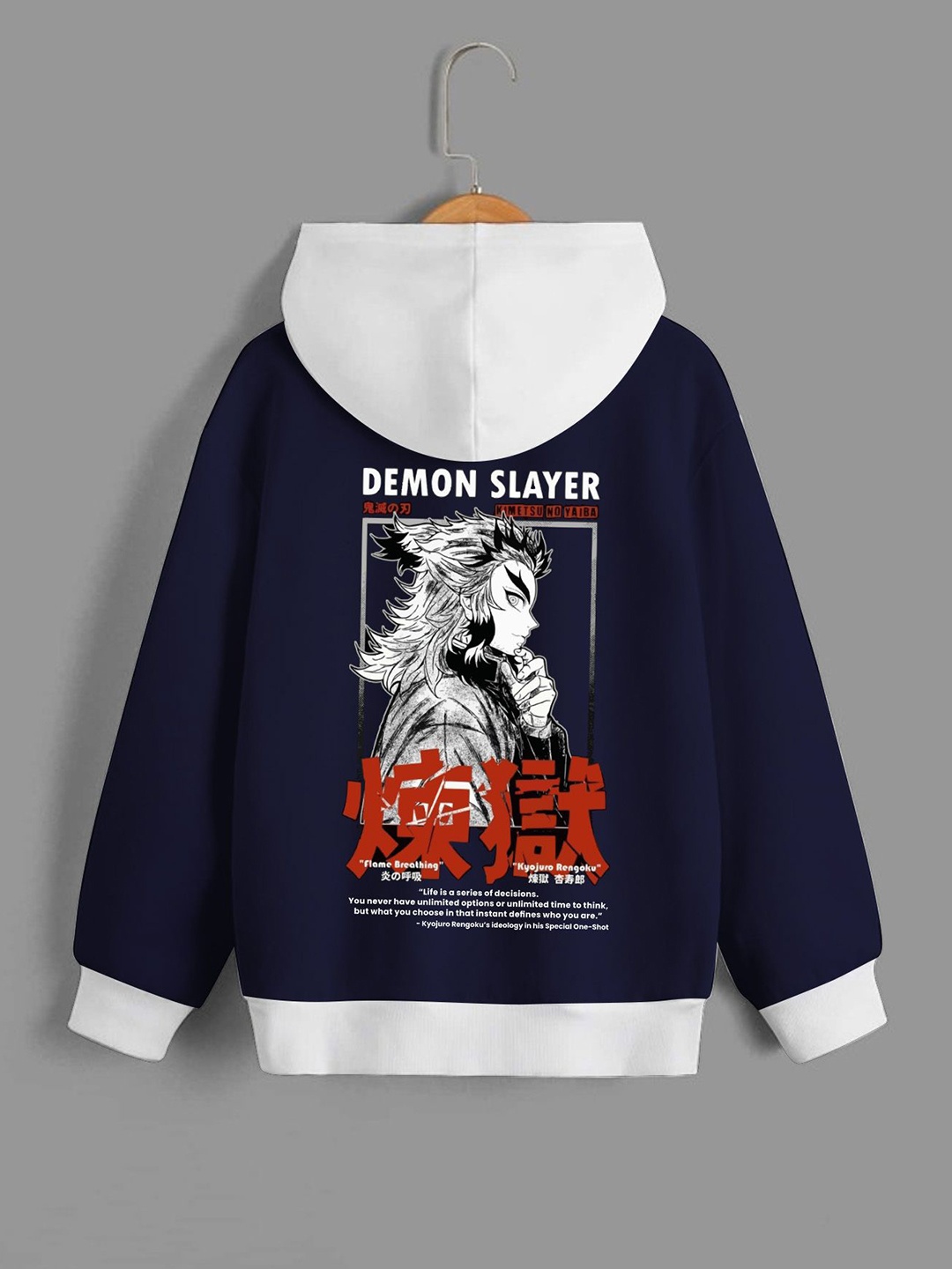 

Dagcros Boys Printed Hooded Sweatshirt, Blue