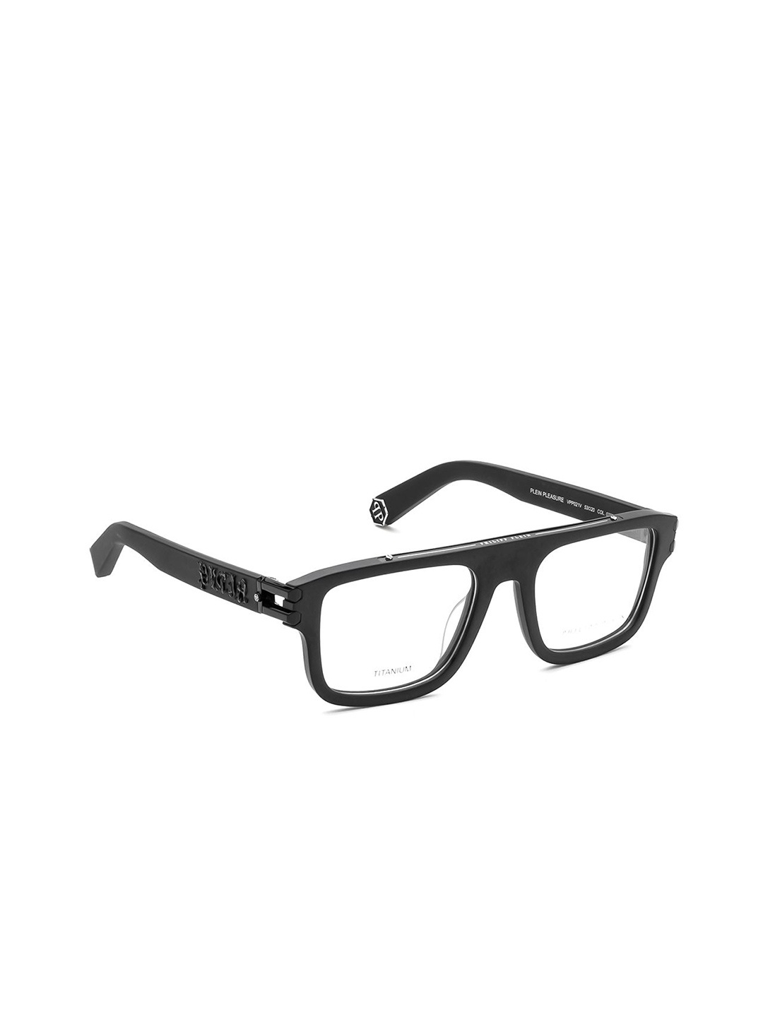 

PHILIPP PLEIN Men Full Rim Square Frames, Black