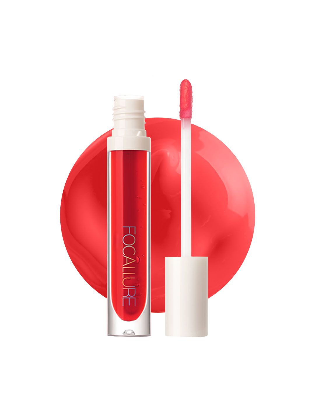

FOCALLURE Plumpmax High Shine Lip Glow Lip Gloss- 2.5 g- Apyrite 4, Red
