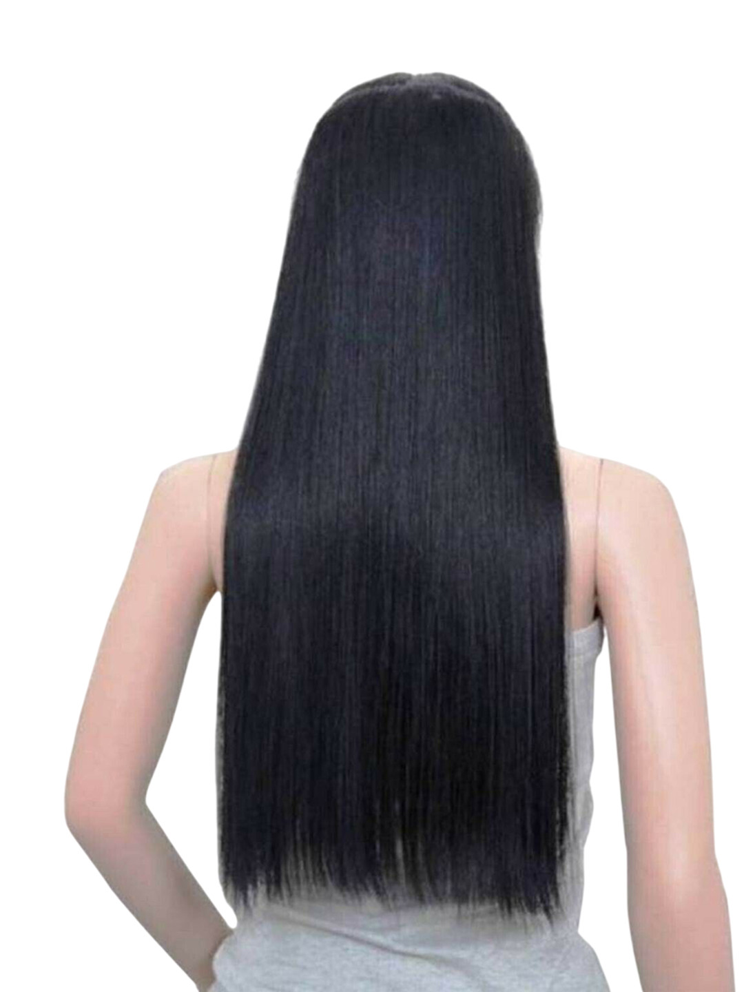 

CRIBE Clip-In Locks Straight Hair Extension - Black - 24 Inch