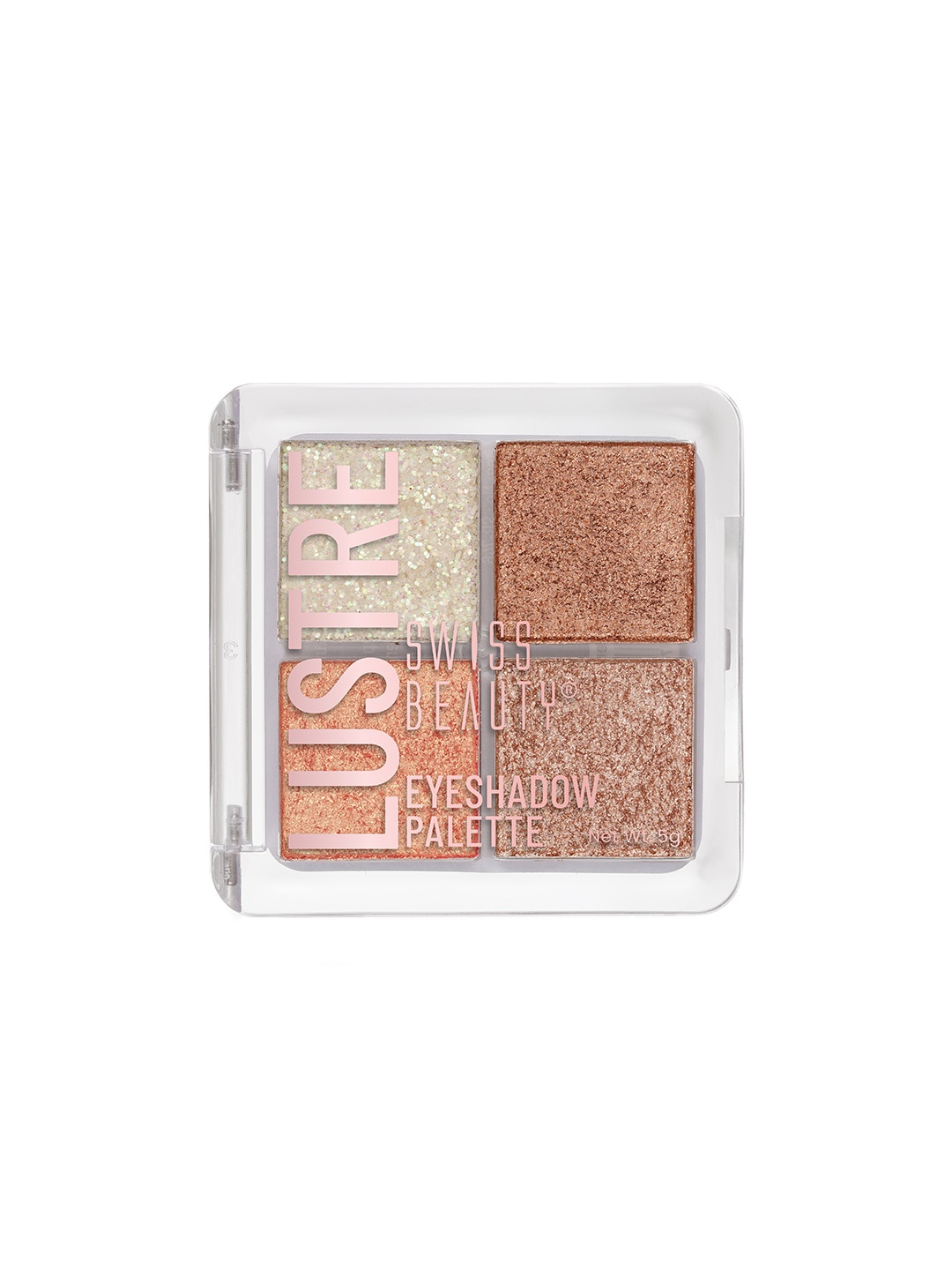 

SWISS BEAUTY Highly Pigmented Lustre Eyeshadow Palette 5 g - Shimmer n Shine 04, Off white