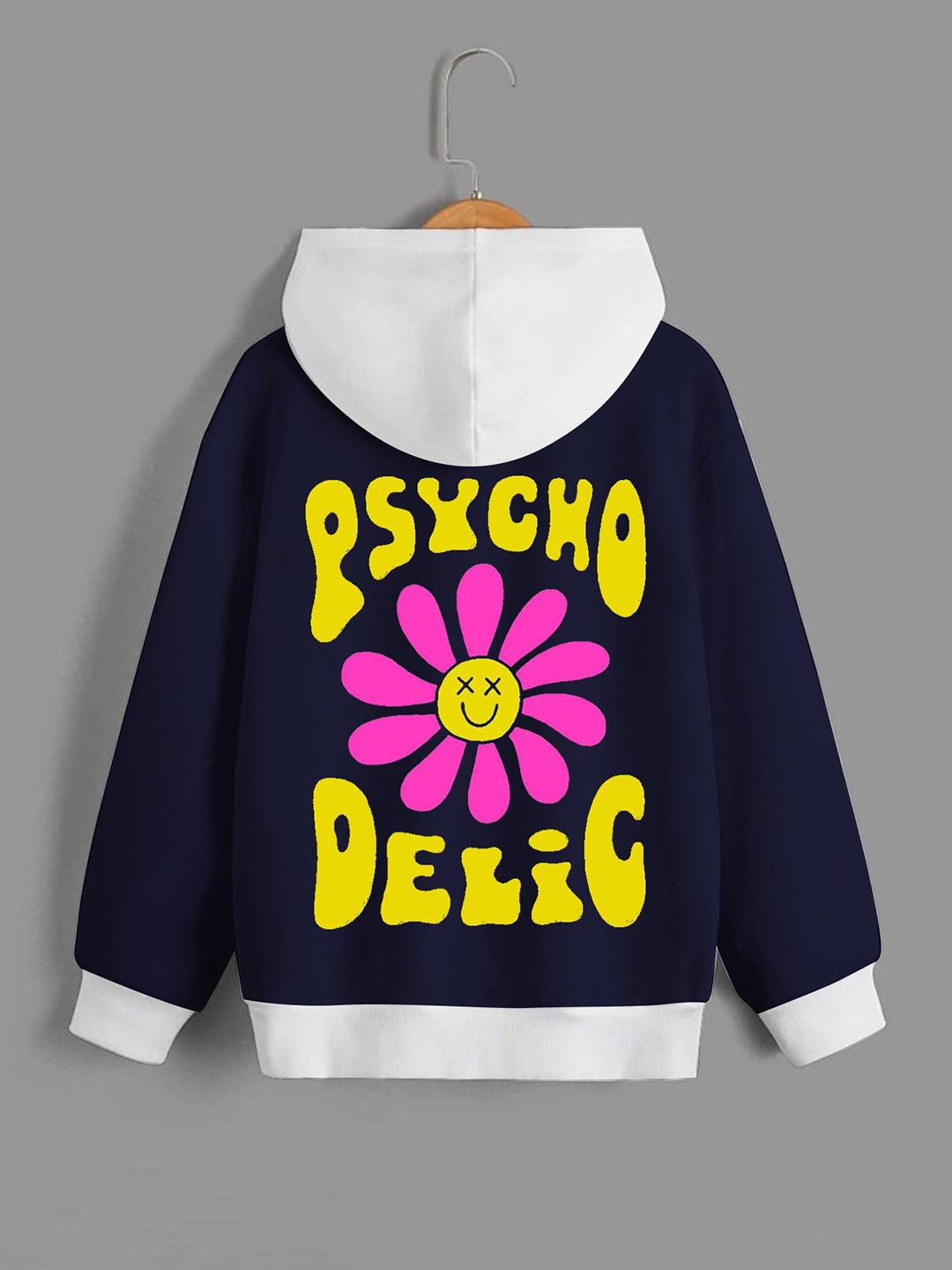 

Dagcros Boys Printed Hooded Sweatshirt, Blue