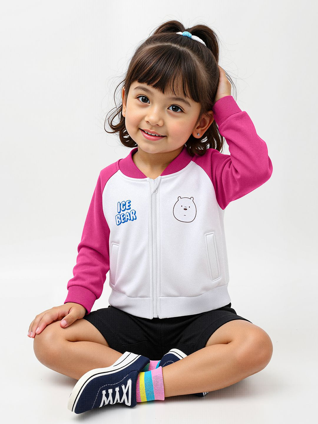 

The Souled Store Girls Lightweight Open Front Jacket, White