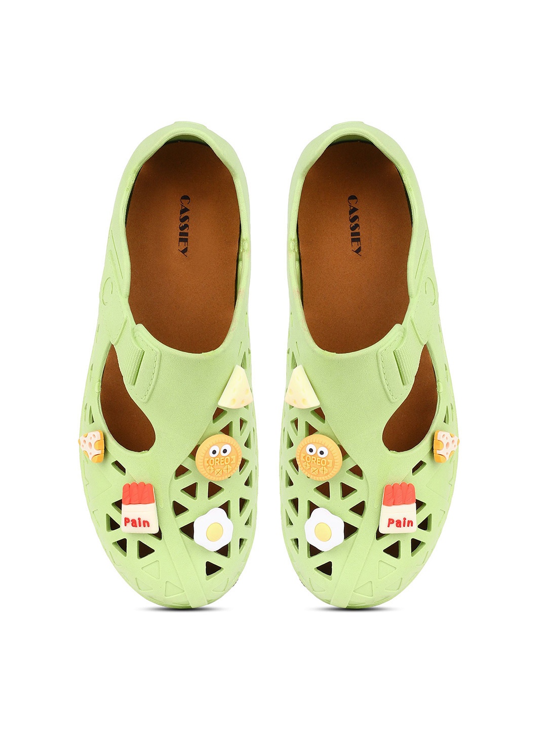 

CASSIEY Women Rubber Clogs, Green