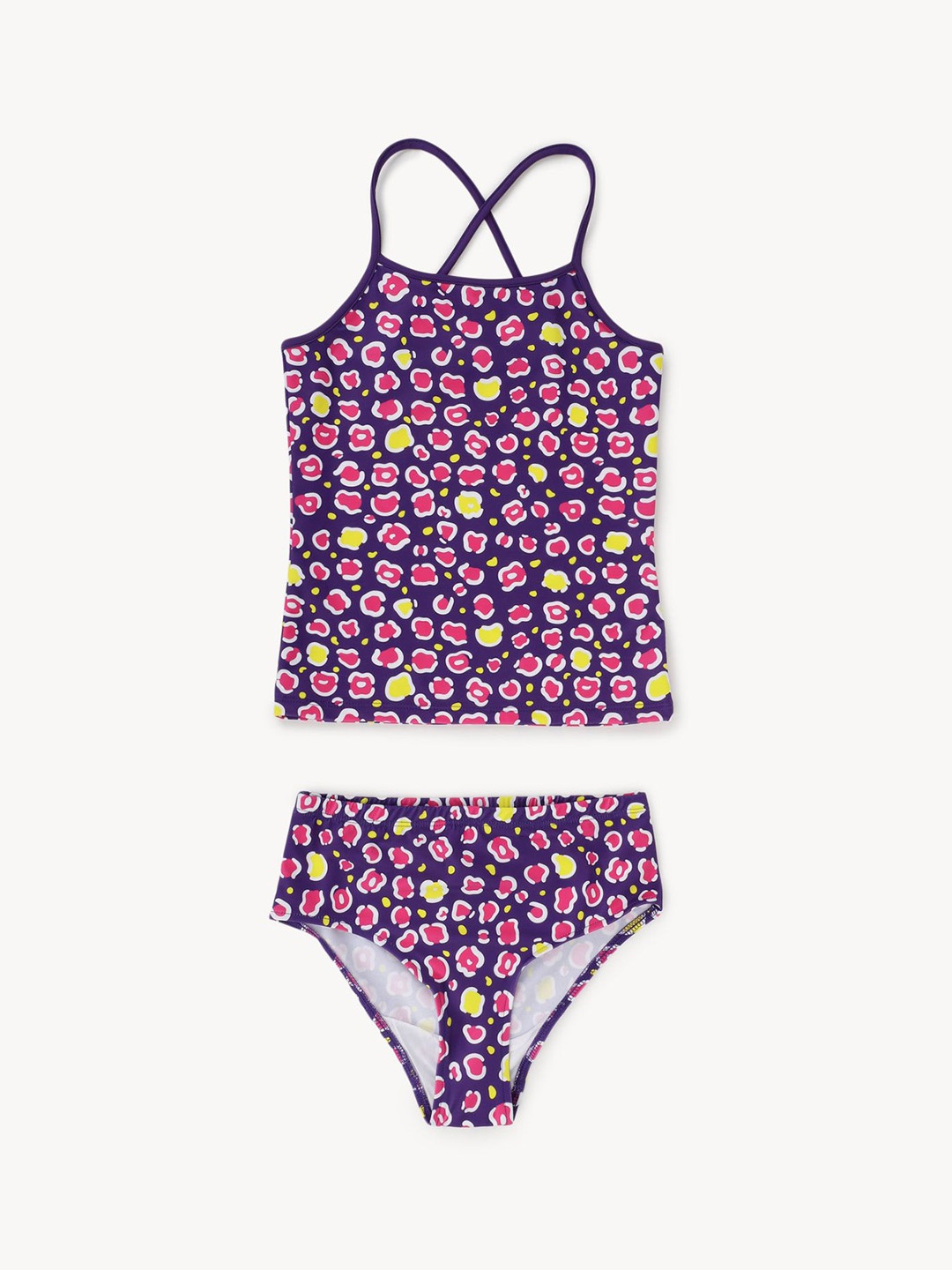 

Marks & Spencer Girls Printed Swim Bikini Set, Purple