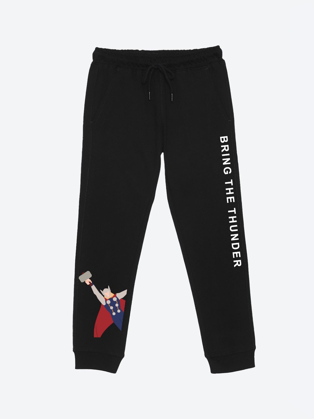 

YK Marvel Boys Regular Fit Joggers, Black