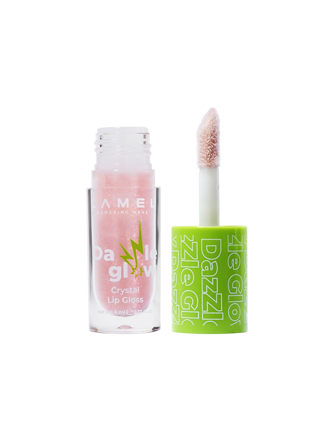 

LAMEL Dazzle Glow Crystal Lip Gloss 5ml - Blossom 401, Pink