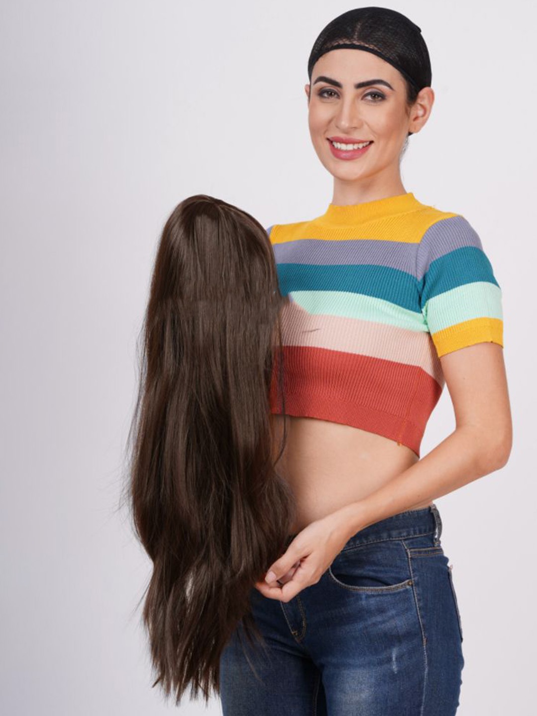 

CRIBE Halo Straight Hair Extension - Natural Black - 28 Inch