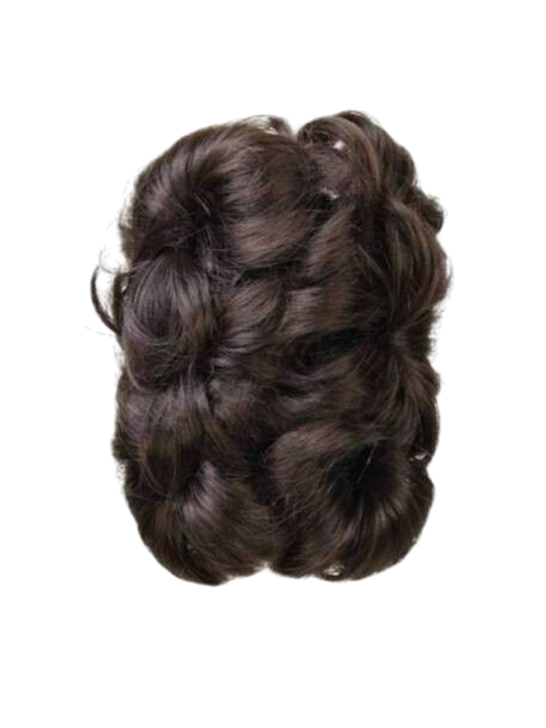 

CRIBE Clip-In Wavy Bun Hair Extension - Brown- 6 Inch