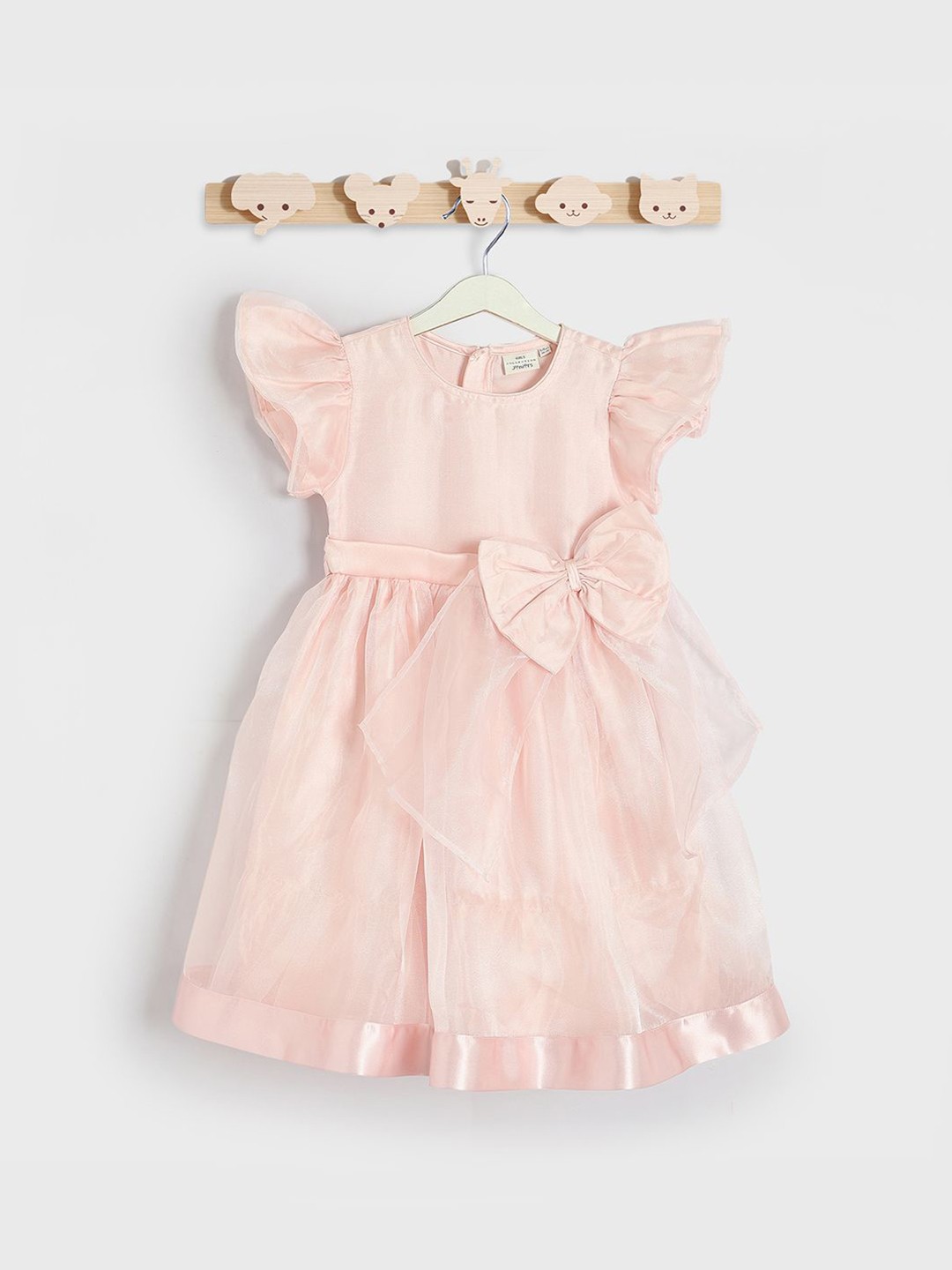 

Juniors by Babyshop Girls Fit and Flare Cotton Dress, Coral