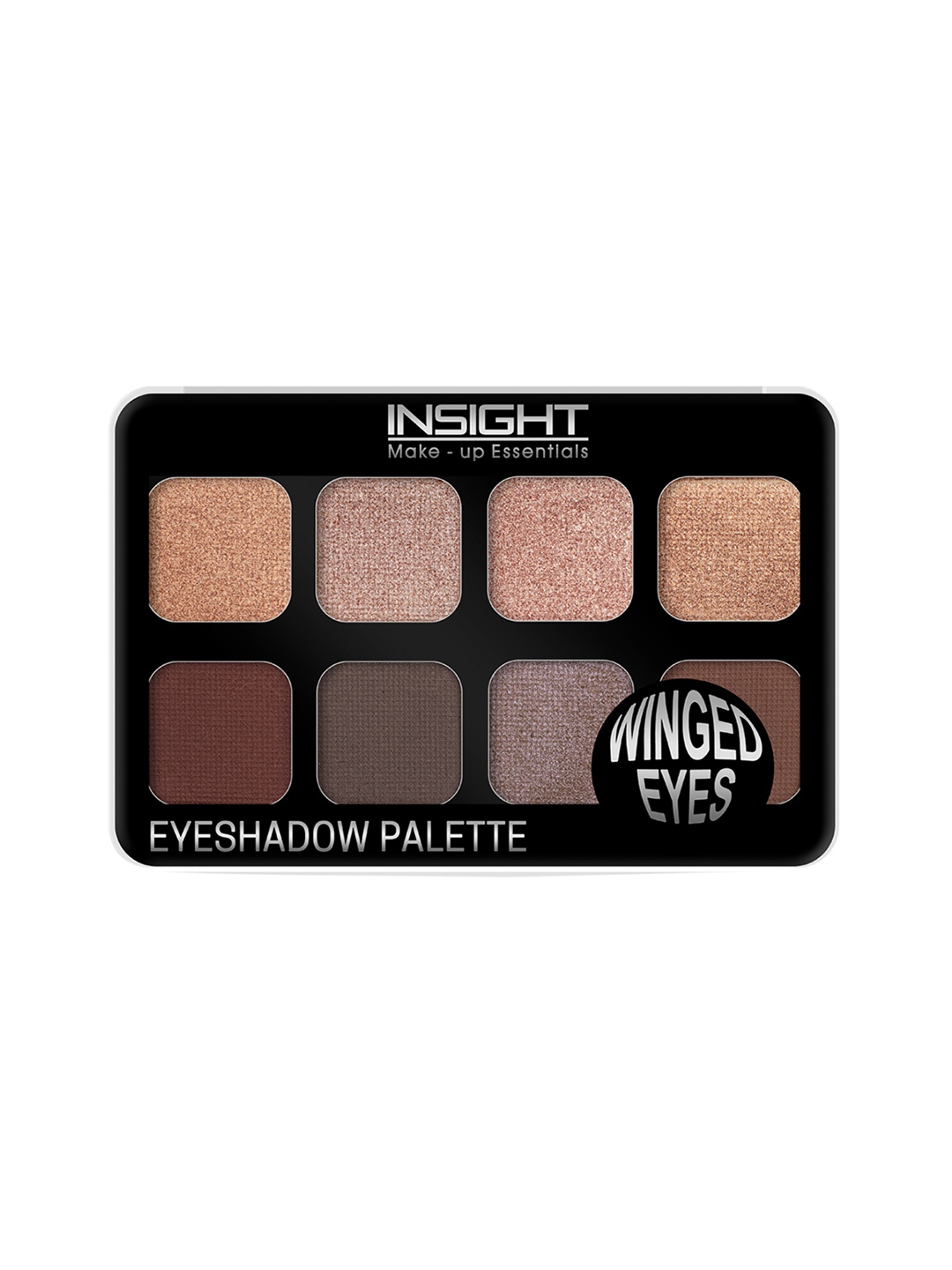 

Insight Cosmetics Winged Eyes Highly-Pigmented Eyeshadow Palette - Asthetic, Nude