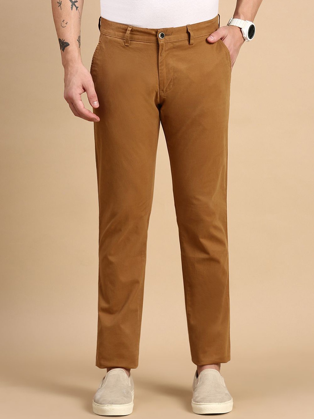 

Classic Polo Men Custom Trousers, Khaki