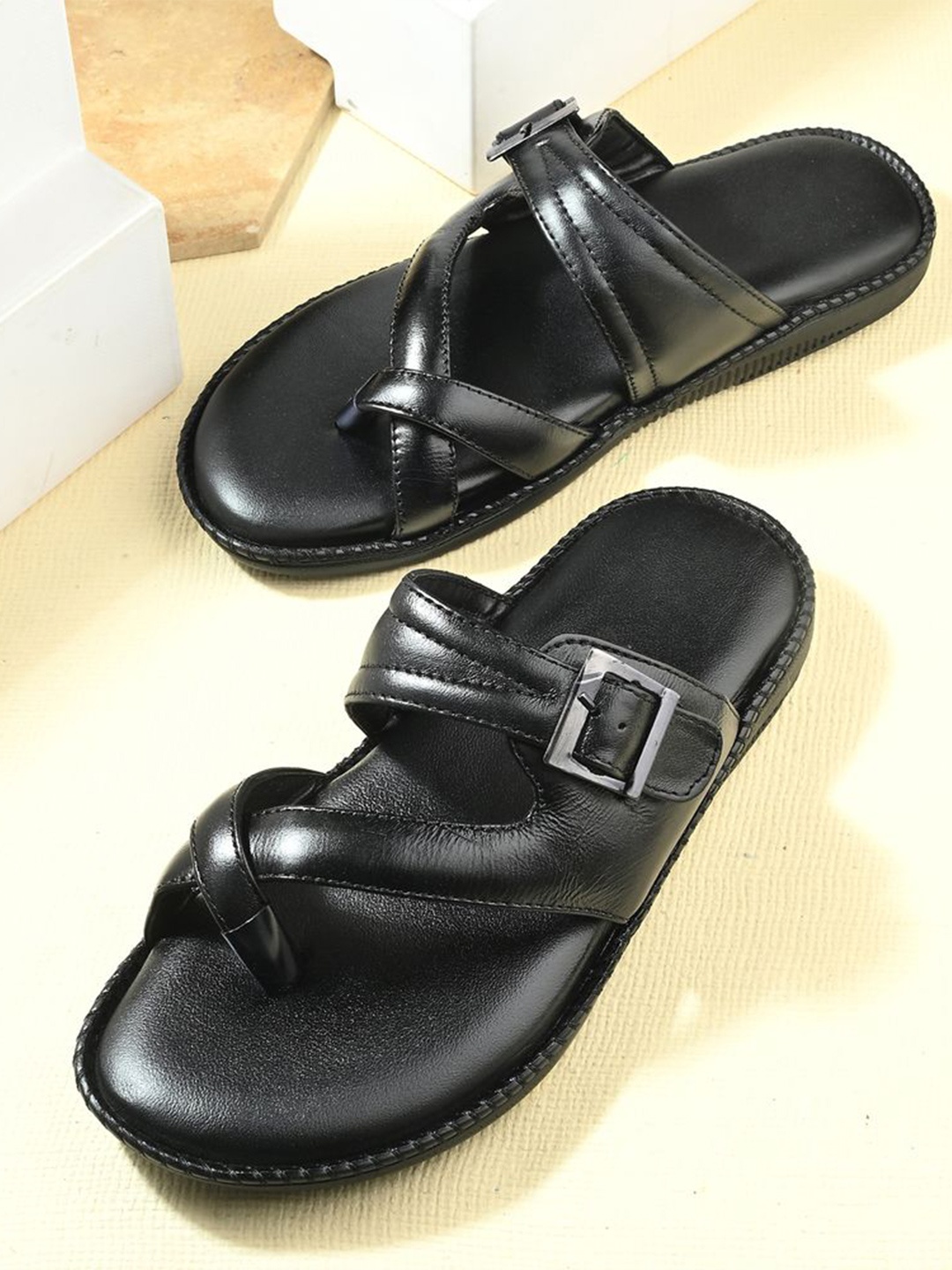 

Auserio Men Comfort Sandals, Black