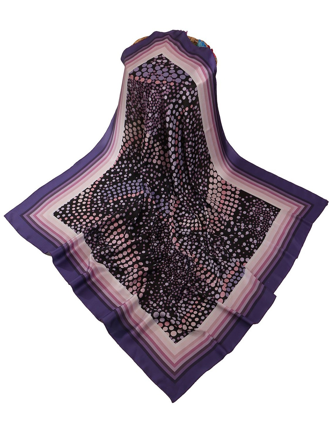 

Leeza Store Women Printed Scarf, Purple