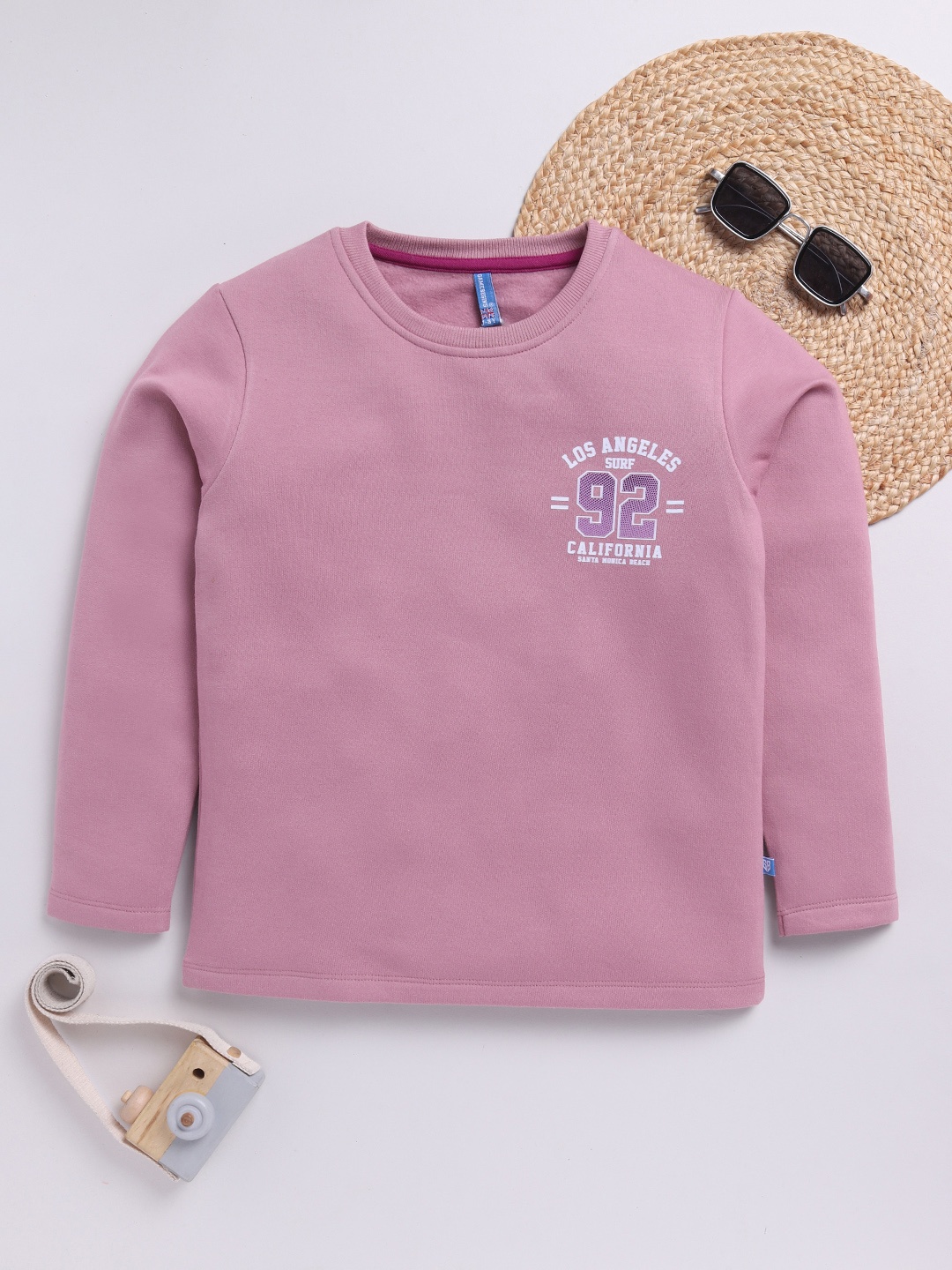 

Here&Now X Game Begins Boys Printed Sweatshirt, Pink
