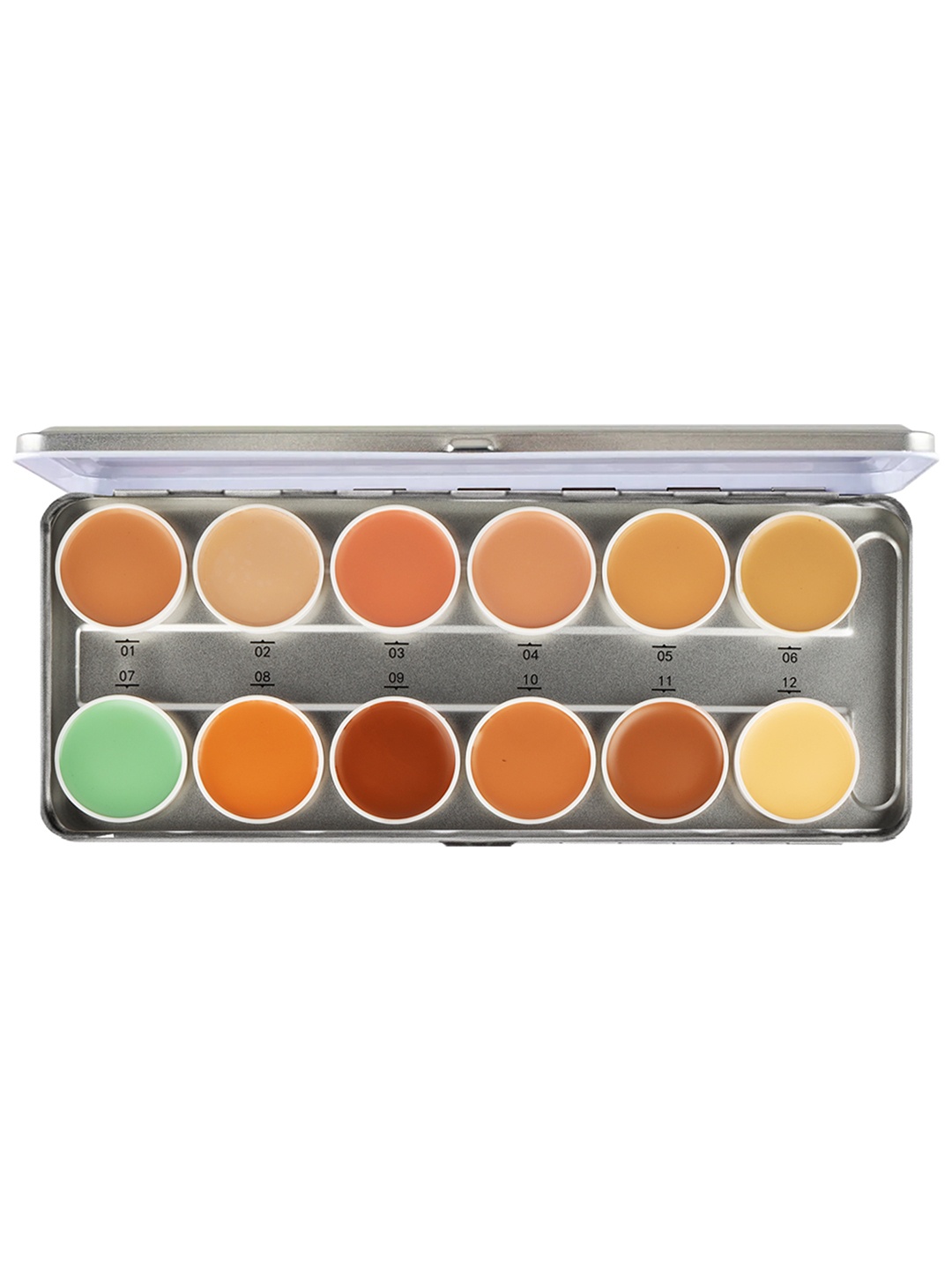 

Lyon Beauty USA 12 Color Concealer Palette - 5 g - CL04-02, Orange