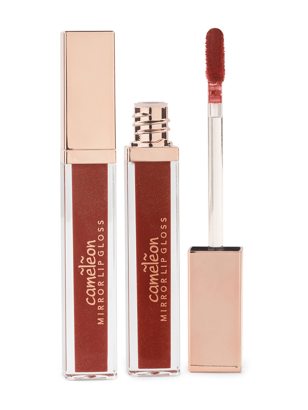 

Cameleon Mirror Shiny Sheer Sparkle Lip Gloss- 5ml- Aurora, Red