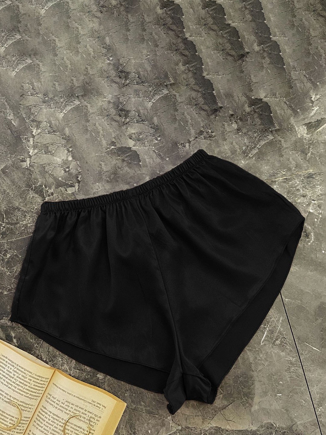 

ETC Mid-Rise Lounge Shorts, Black