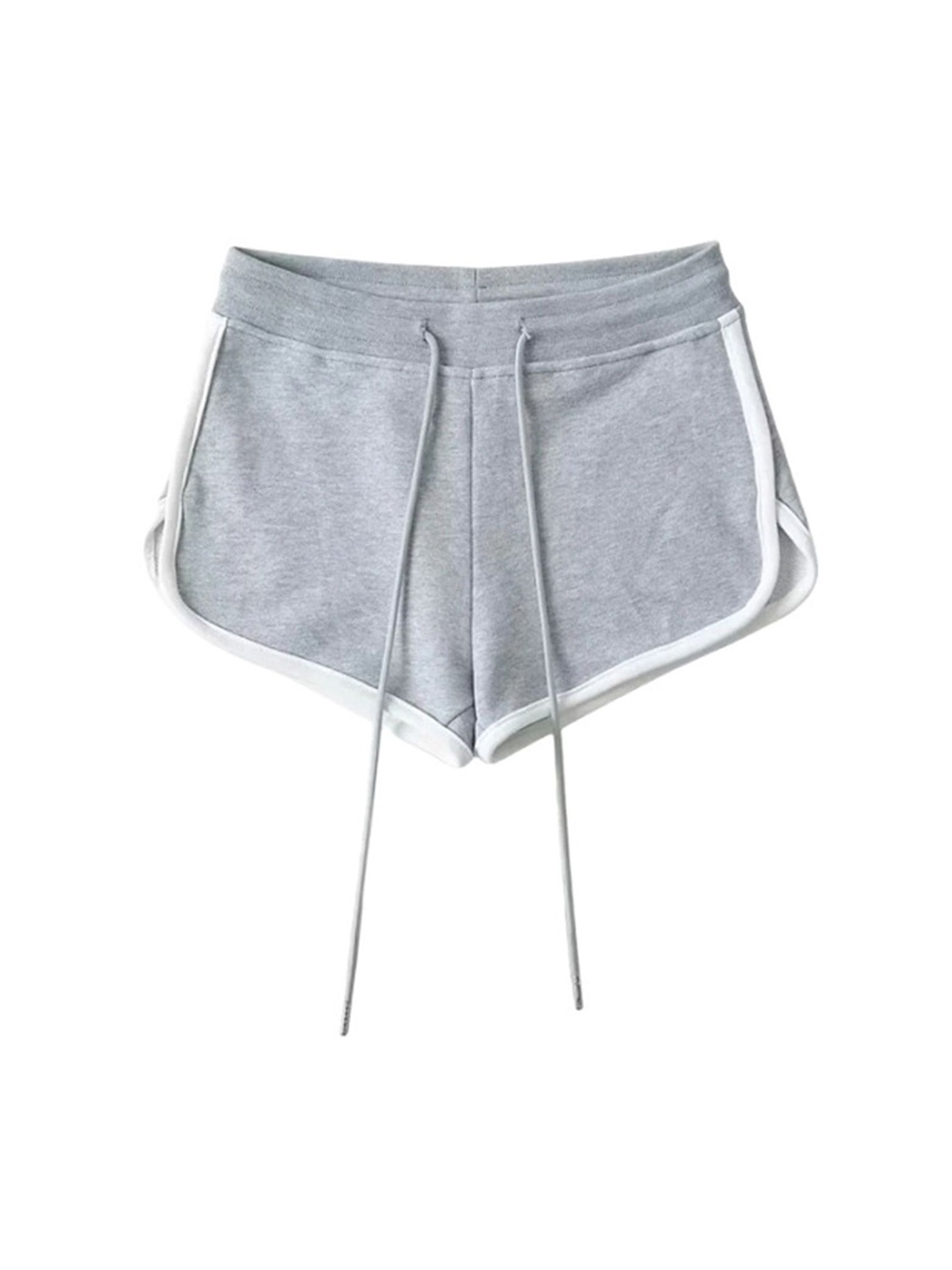 

LULU & SKY Women Slim Fit Low-Rise Shorts, Grey