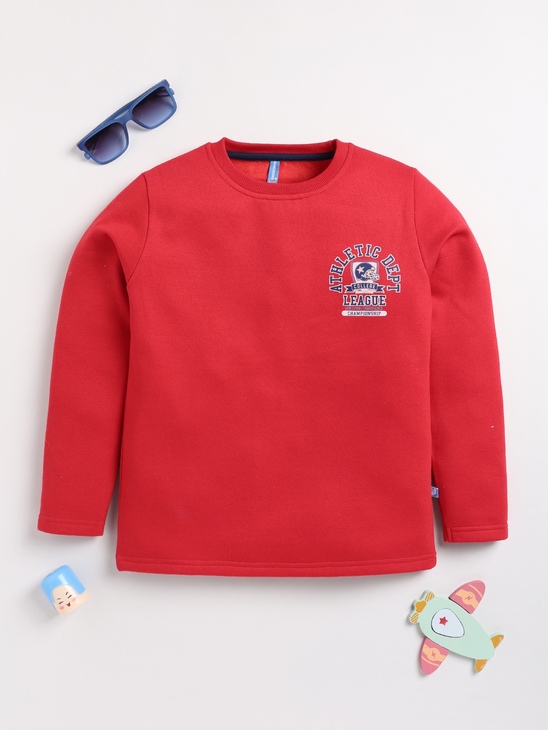 

Here&Now X Game Begins Boys Sweatshirt, Red