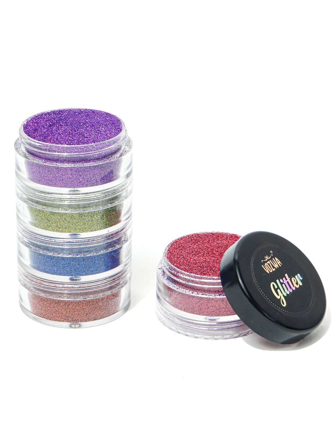 

VOZWA 5 in 1 Tower Sparkle Loose Glitter Eyeshadow - 20g - V1015-9, Multi